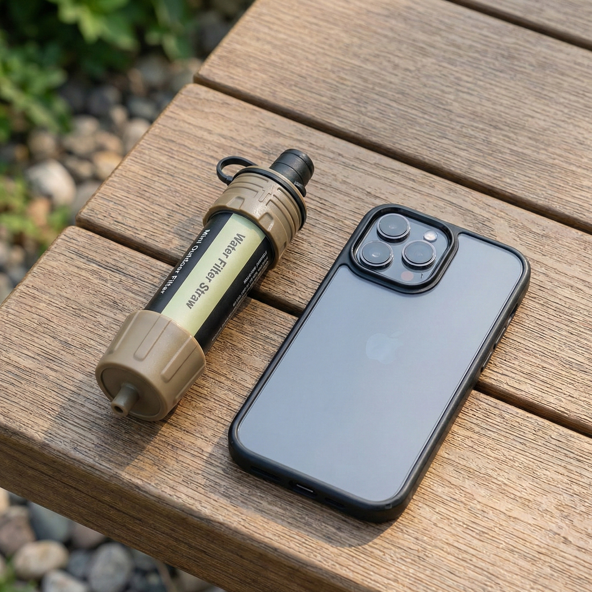 Emergency Water Purification Straw – 5,000L Personal Survival Filter