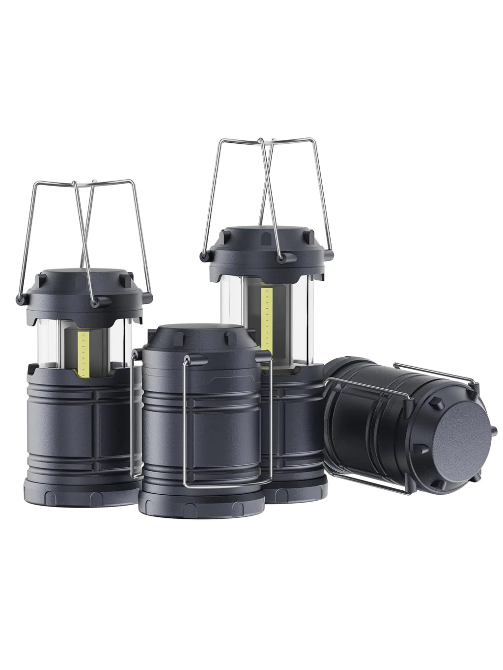 Emergency LED Lanterns (4-Pack) – Battery Powered Lighting for Power Outages & Camping